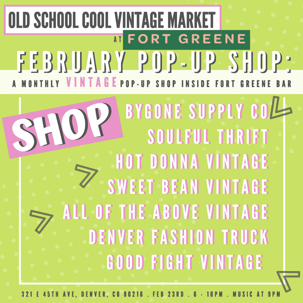 Old School Cool Vintage Market February 2019