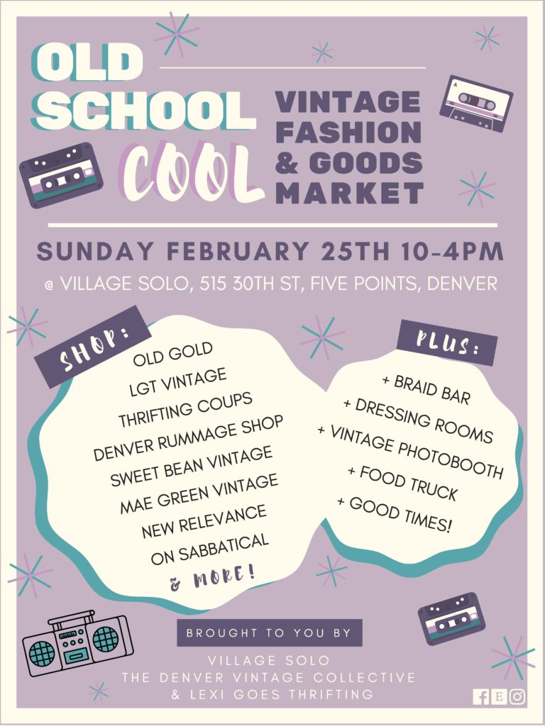 Old School Cool Vintage Market February 2018