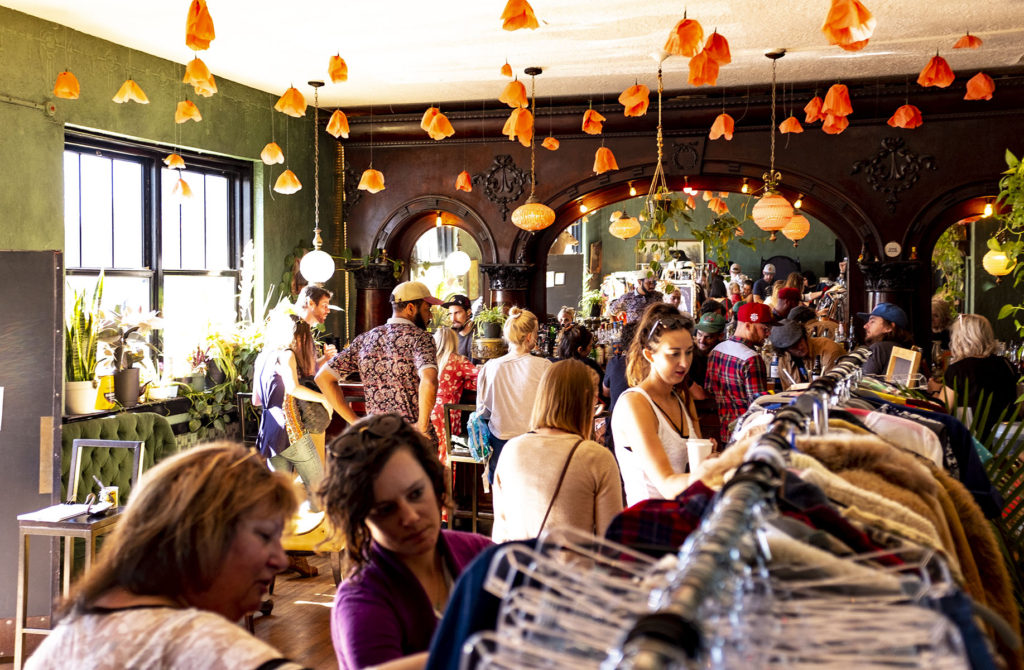 Fort Greene Bar former event host for Old School Cool Vintage Market