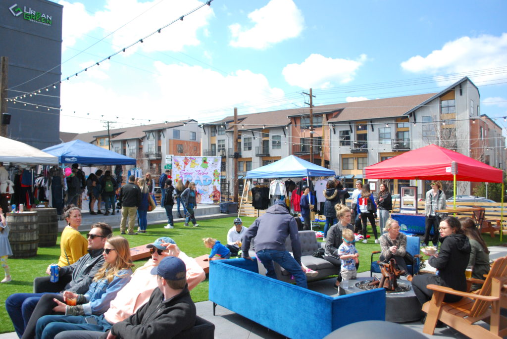 Improper City event host for Old School Cool Vintage Market