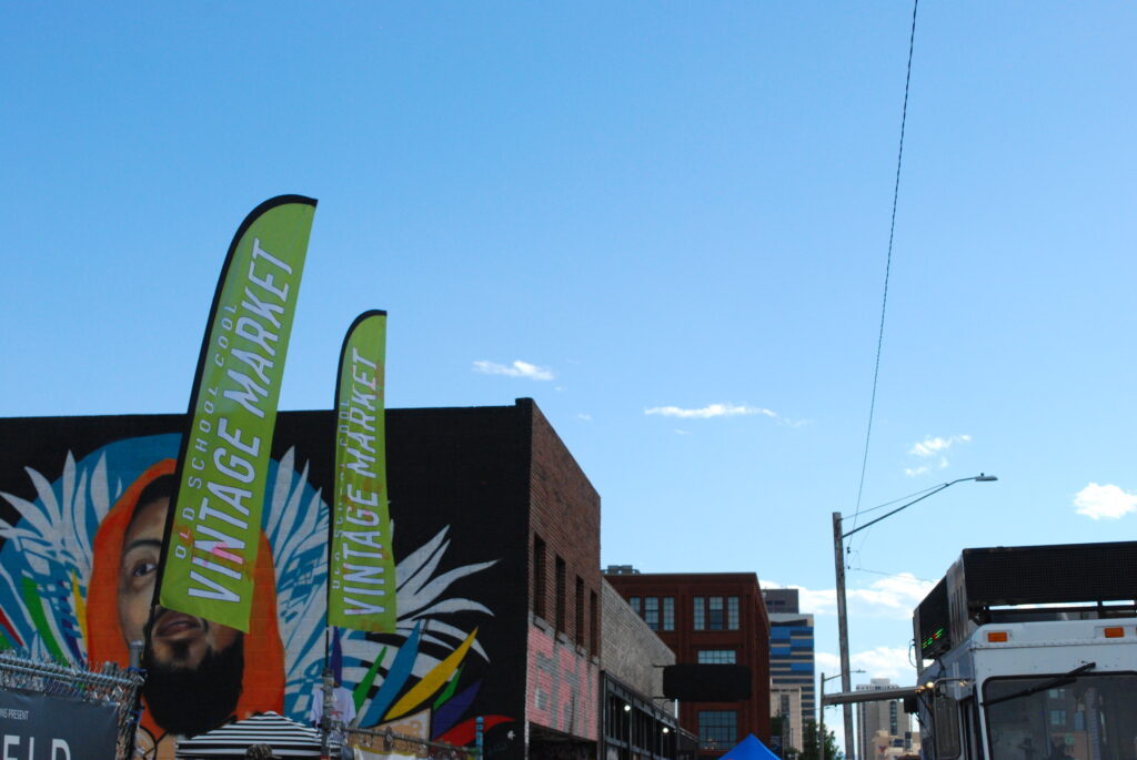 Old School Cool Vintage Market green flags