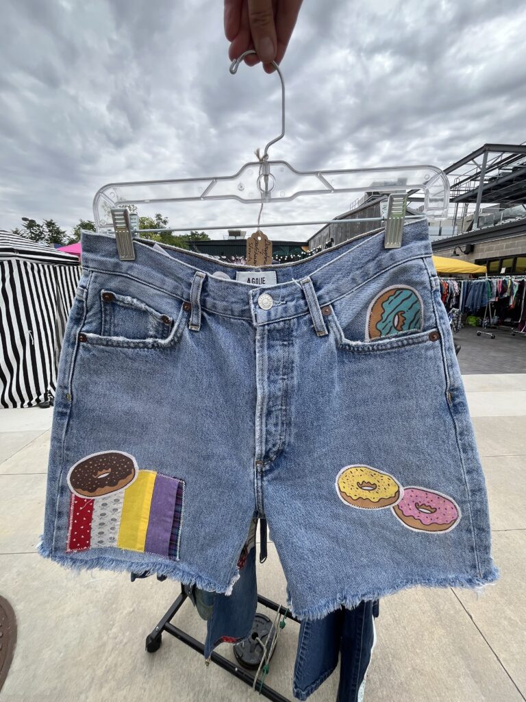 1-of-1 upcycled denim from 303 Vintage & Retro