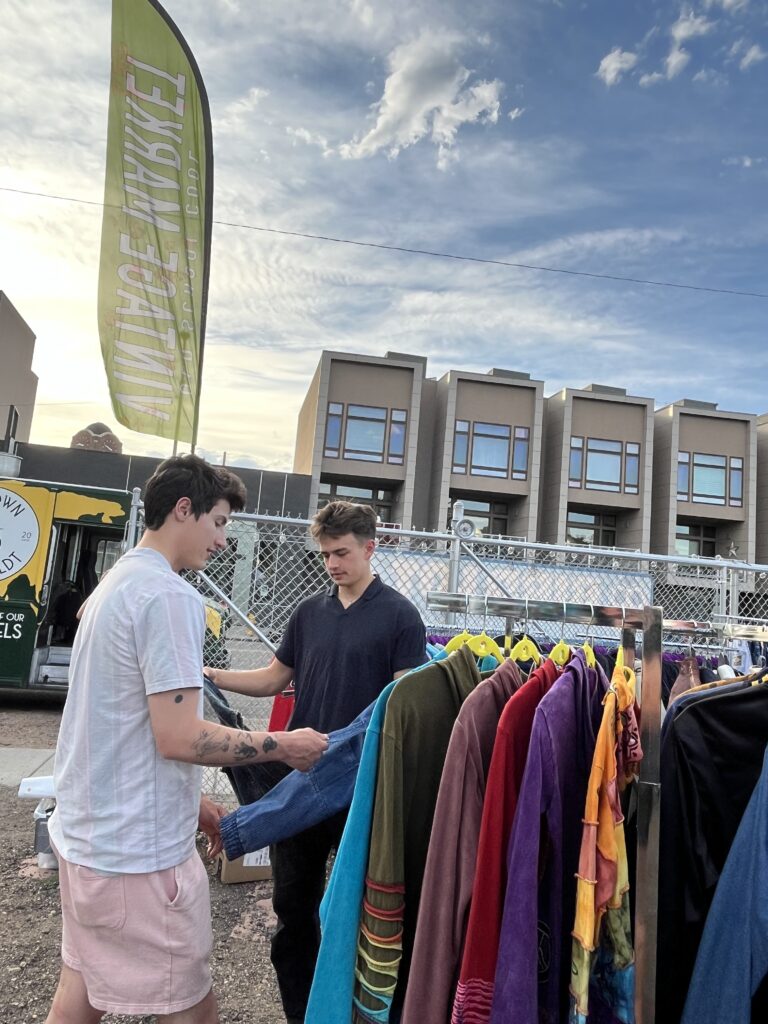 Searching for treasure at the Friday night flea market